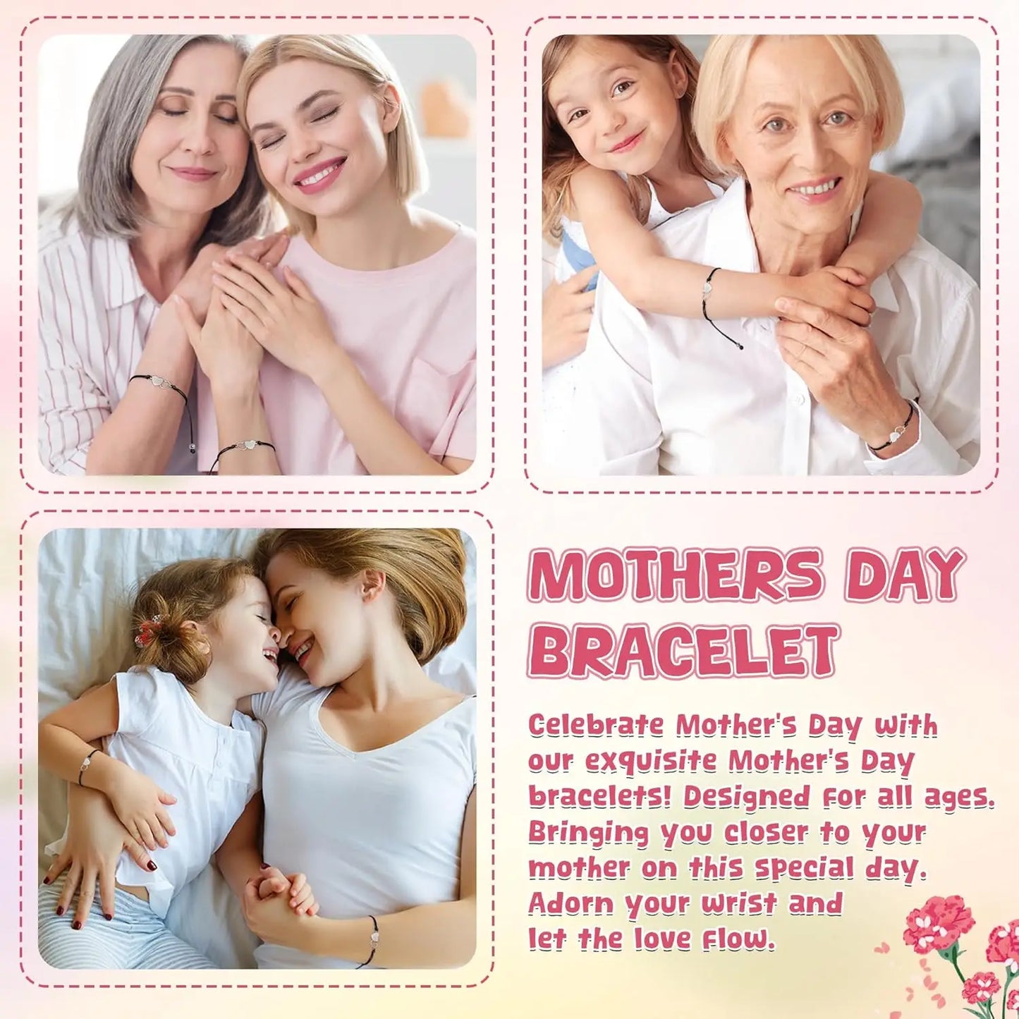 Heart Charm Bracelet Set for Her, A Meaningful Gift