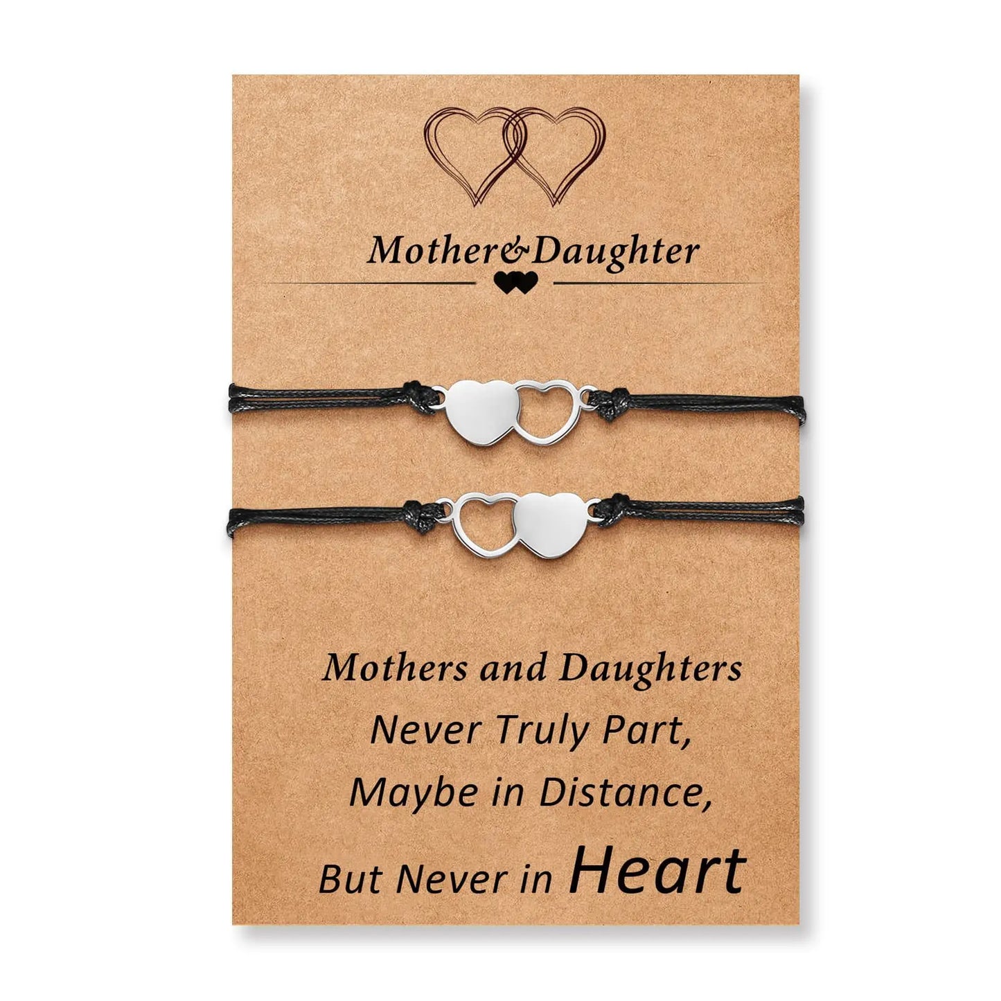 Heart Charm Bracelet Set for Her, A Meaningful Gift